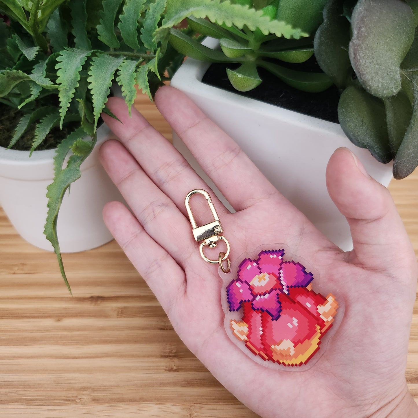 Henna Berry Keychain
