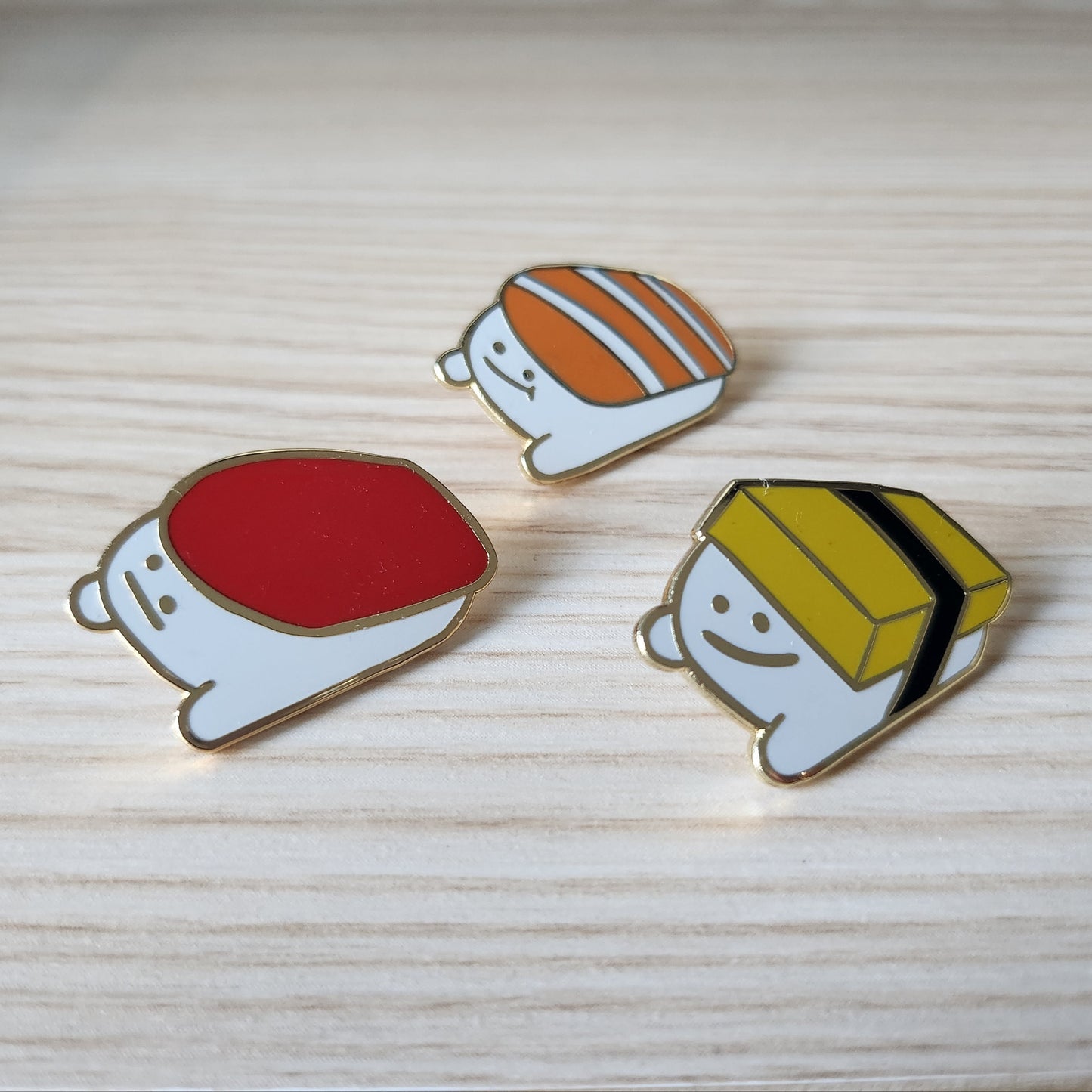 Sushi Fellas Enamel Pin Set
