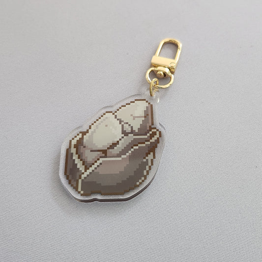 Sand Grease Pupa Keychain