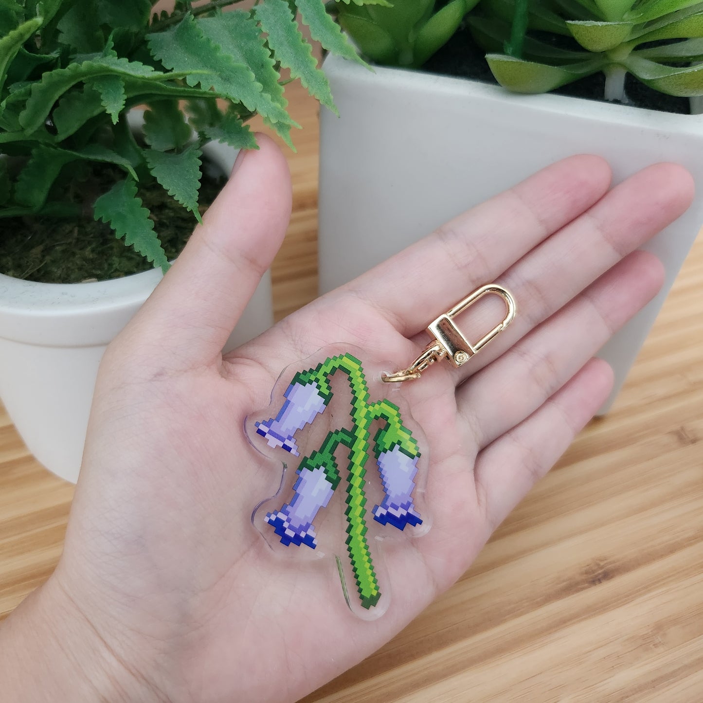 Violetgrass Keychain