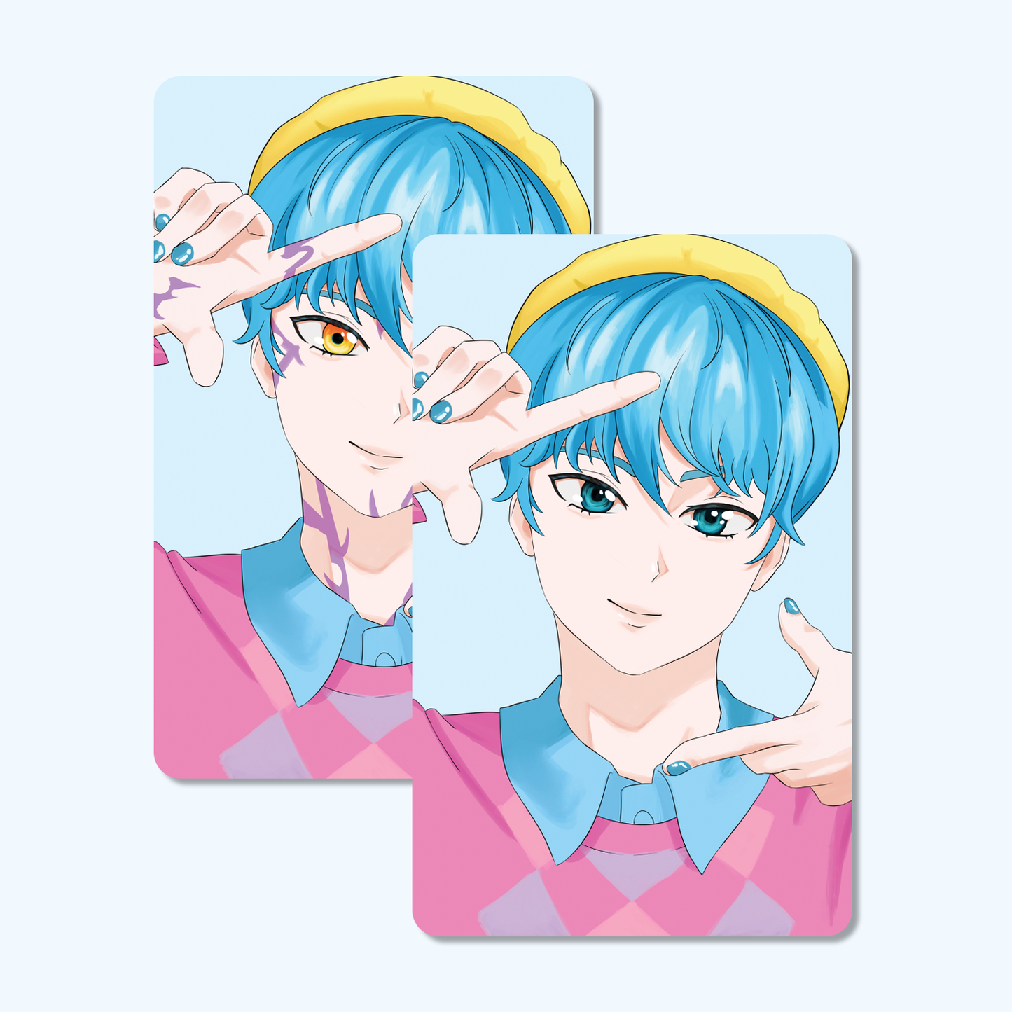 Saja Boys Baby Lenticular Card