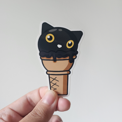 Ice Cream Cat Sticker