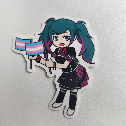 Transgender Pride Miku Sticker
