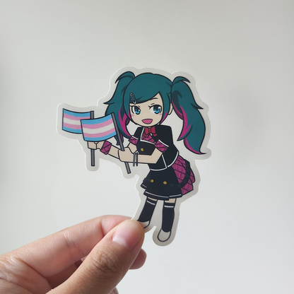 Transgender Pride Miku Sticker